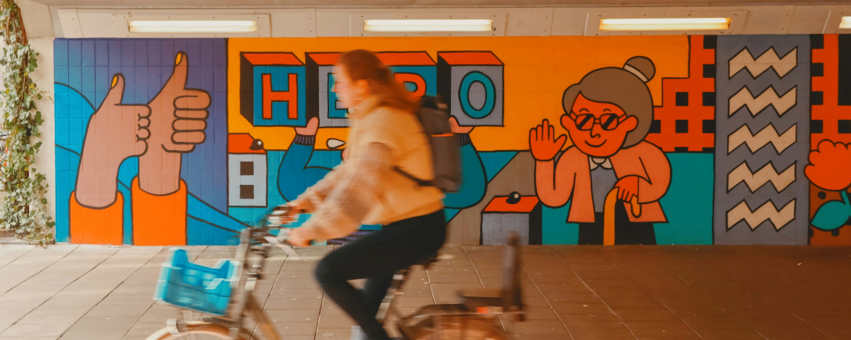 Fietsen voor Eindhovense graffiti