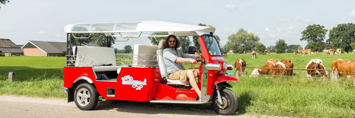 Tuktok door de Achterhoek