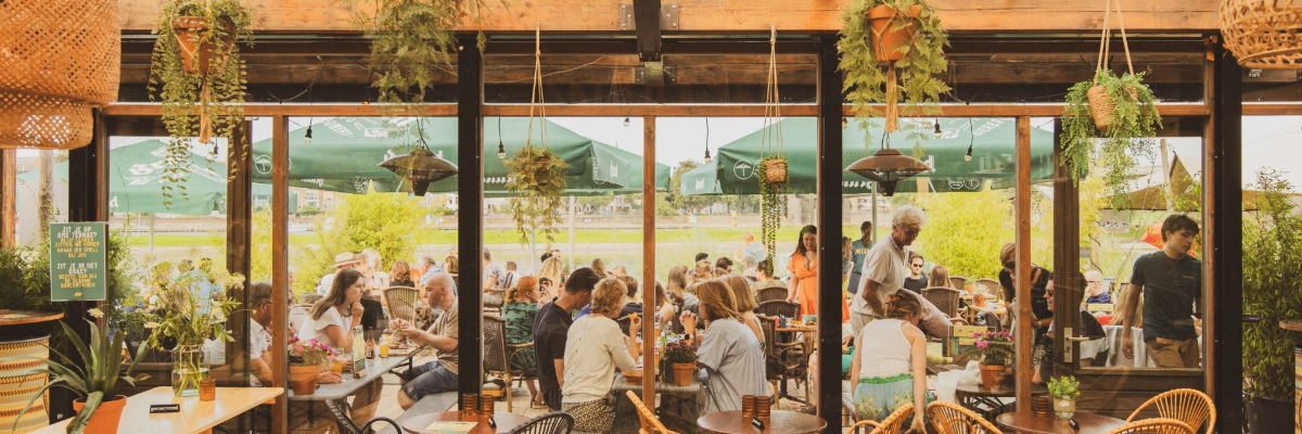 Meadow stadsstrand in Deventer