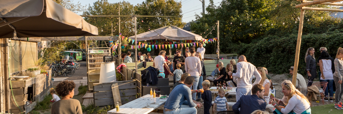 Stadsstrand de Oerkap in Haarlem